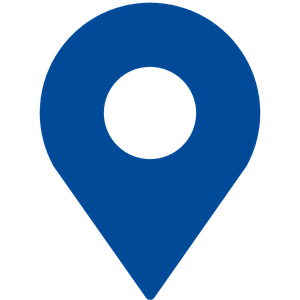 Blue colored location icon
